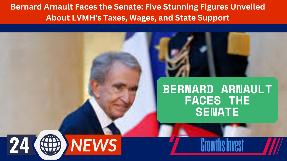 Bernard Arnault Faces the Senate: Five Stunning Figures Unveiled About LVMH's Taxes, Wages, and State Support