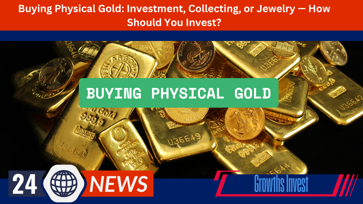 Buying Physical Gold Investment, Collecting, or Jewelry — How Should You Invest