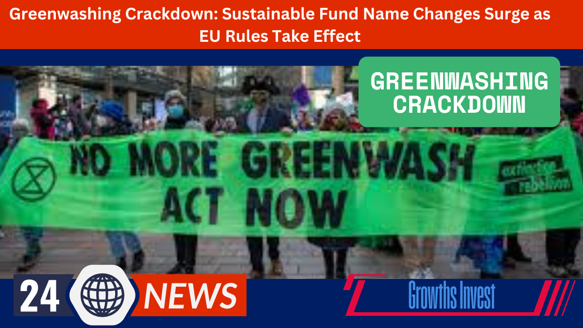 Greenwashing Crackdown: Sustainable Fund Name Changes Surge as EU Rules Take Effect